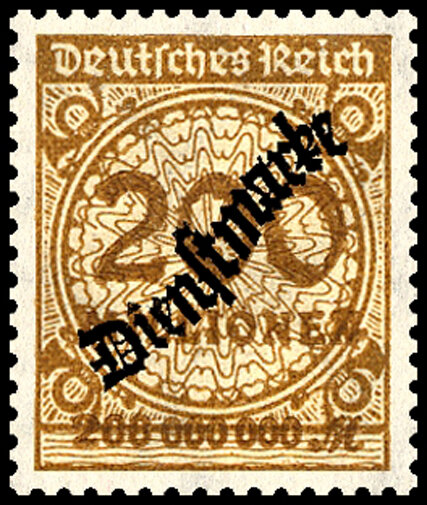 DR Dienst 1923 Mi.-Nr. 83 - postfrisch