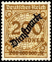 DR Dienst 1923 Mi.-Nr. 83 - postfrisch