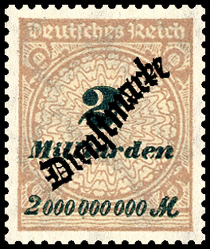 DR Dienst 1923 Mi.-Nr. 84 - postfrisch