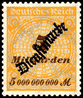 DR Dienst 1923 Mi.-Nr. 85 - postfrisch