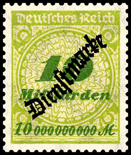 DR Dienst 1923 Mi.-Nr. 86 - postfrisch