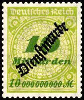 DR Dienst 1923 Mi.-Nr. 86 - postfrisch
