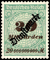 DR Dienst 1923 Mi.-Nr. 87 - postfrisch