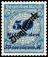 DR Dienst 1923 Mi.-Nr. 88 - postfrisch