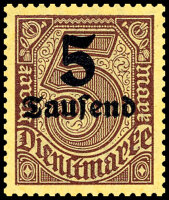 DR Dienst 1923 Mi.-Nr. 89 - postfrisch