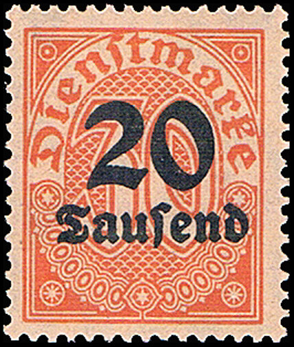 DR Dienst 1923 Mi.-Nr. 90 - postfrisch