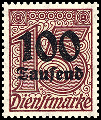 DR Dienst 1923 Mi.-Nr. 92 - postfrisch