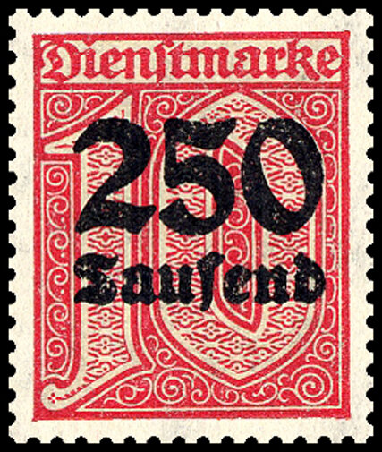 DR Dienst 1923 Mi.-Nr. 93 - postfrisch