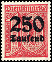 DR Dienst 1923 Mi.-Nr. 93 - postfrisch