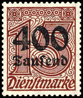 DR Dienst 1923 Mi.-Nr. 94 - postfrisch