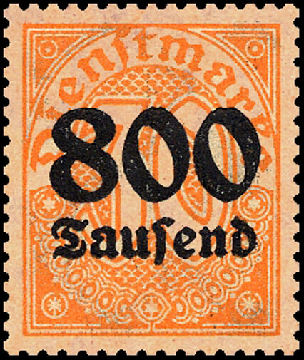 DR Dienst 1923 Mi.-Nr. 95 X - postfrisch