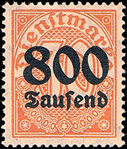 DR Dienst 1923 Mi.-Nr. 97 y - postfrisch