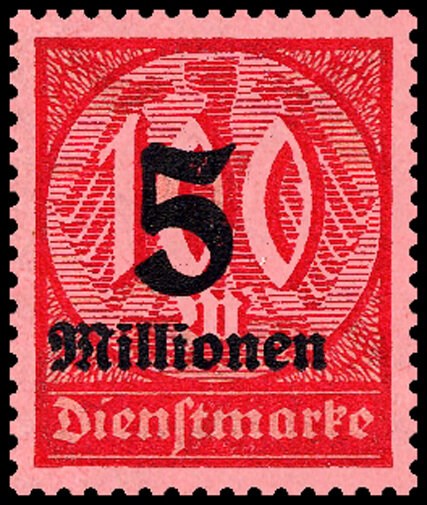 DR Dienst 1923 Mi.-Nr. 98 - postfrisch