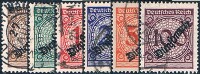 DR Dienst 1923 Mi.-Nr. 99-104 - gestempelt