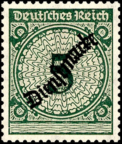 DR Dienst 1923 Mi.-Nr. 100 a - postfrisch