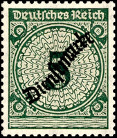 DR Dienst 1923 Mi.-Nr. 100 a - postfrisch