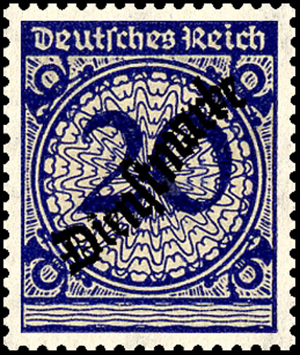 DR Dienst 1923 Mi.-Nr. 102 - postfrisch