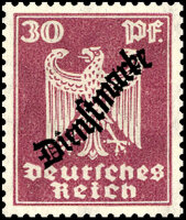 DR Dienst 1924 Mi.-Nr. 109 - postfrisch