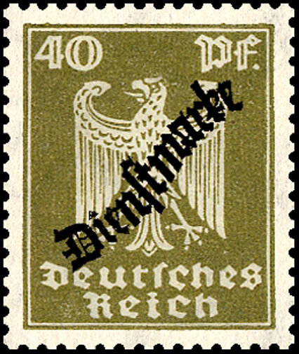 DR Dienst 1924 Mi.-Nr. 110 - postfrisch