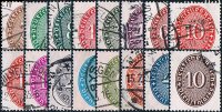 DR Dienst 1927-1933 Mi.-Nr. 114-131 - gestempelt