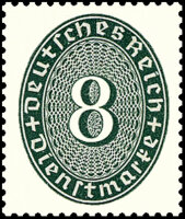 DR Dienst 1927 Mi.-Nr. 116 a - postfrisch