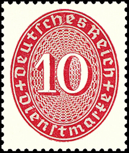 DR Dienst 1927 Mi.-Nr. 117 - postfrisch