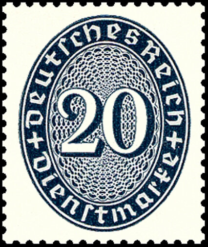 DR Dienst 1927 Mi.-Nr. 119 X - postfrisch
