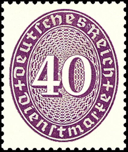 DR Dienst 1927 Mi.-Nr. 121 X - postfrisch