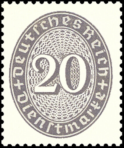 DR Dienst 1930 Mi.-Nr. 126 X - postfrisch