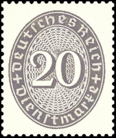 DR Dienst 1930 Mi.-Nr. 126 X - postfrisch