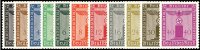 DR Dienst 1938 Mi.-Nr. 144-154 - ungestempelt