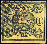 Braunschweig 1861 Mi.-Nr. 11 A - gestempelt