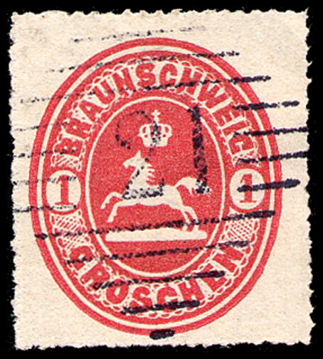 Braunschweig 1865 Mi.-Nr. 18 - gestempelt