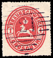 Braunschweig 1865 Mi.-Nr. 18 - gestempelt