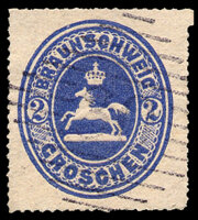 Braunschweig 1865 Mi.-Nr. 19 - gestempelt